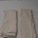 Amazon Basics Room Darkening Blackout Window Curtains 2 Panels with Grommets, for Living Room and Bedroom, 52 x 84 inches, Beige