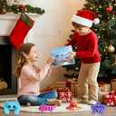 2025 Mini 3D Printed Animals Christmas Advent Calendar, 24 piece articulated flexible figurine toy Set, Birthday gifts for boys and girls, party gifts