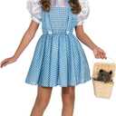 Rubies The Wizard of Oz: Dorothy Costume for Kids, Girls Size S