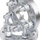 5x120mm Wheel Spacers 1" (25mm) Hub Bore 72.56mm with M12x1.5 Studs for BMW E31 E36 E46 E82 E88 90 E91 E92 E93 E60 E61 318i 323i 325i 328i 330i 335i 525i 545i Z3 Z4 Z8 M3 M5 M6 X1, 2PCS Wheel Adapters