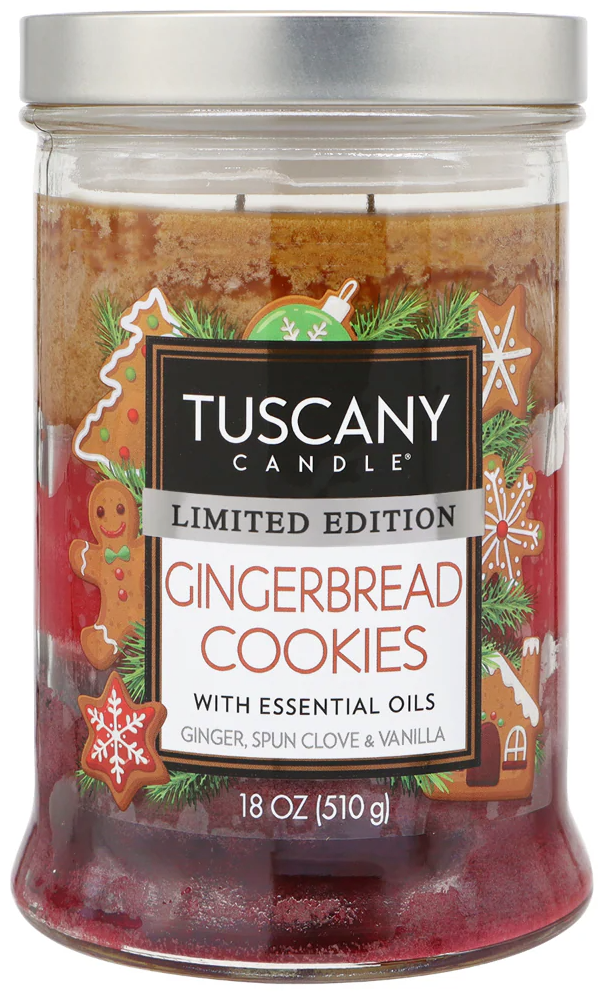 Tuscany Candle Limited Edition 18 0z Gingerbread Cookies