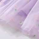 Baby Girls Tutu Flowers Dress, Toddler Baby Girls Sleeveless Sundress,Layered Princess Tulle Sundress Party Dress (Purple)