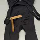 SHAPELLX Full Body Shapewear for Women Footless Pantyhose Faja Body Shaper Tummy Control V-Neck Bodysuit Black Large