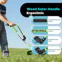 Weed Eater Handle, String Trimmers Handle with Shoulder Harness, Trimmer Grip Extension for Enhanced Back Protection, Lawn Trimmer Handle Grip for Yard Trimming