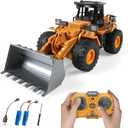 Dwi Dowellin Rc Front Loader, Alloy Shovel Loader Tractor,Construction Vehicle for Boys Ages 3-12, Gift for Birthday Christmas