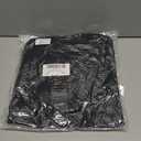 Women's Open Front Cropped Cardigan Lightweight Fall Long Sleeve Waffle Knit Cardigans (Black, S)