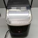 Nugget Ice Makers Countertop with Soft Chewable Pellet Ice, 7 Mins Ice Making, 35.5Lbs/24Hrs, Pebble Ice Maker Machine with Self-Cleaning/Ice Basket/Ice Scoop for Home/Office/Bar, Black