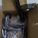 Osring Modern Furniture Legs 6 Inch Metal Furniture Table Leg Black, Steel Side-Mounted Sofa Cabinet Feet Set of 4, Also for Home Coffee Table Feet DIY Replacement