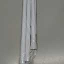 White Tension Curtain Rod for Windows 28 to 48 inch, Adjustable Expandable Pressure Spring Curtain Rod No Drilling, 7/8" Curtain Rod for Bedroom Doorway Closet Door