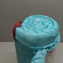 Coleman Flatlands 30/40/50F Sleeping Bag, Made from 100% Recycled Material, Big & Tall Options, Cool-Weather Sleeping Bag for Camping, Sleepovers, Guests & More, Red 