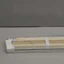 LazBlinds No Tools No Drill 1" Vinyl Mini Blinds, Cordless Blinds for Windows, Light Filtering Horizontal Window Blinds & Shades, 34" W x 48" H, Cream