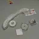 Grab Bars for Shower, 2 Pack 12-Inch Anti Slip Shower Handles for Elderly, Safety Shower Grab Bar, Stainless Steel Handicap Grab Bars for Bathroom (White 1" Diameter)