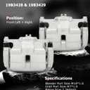 cciyu Front Left & Right Brake Calipers Assembly w/Bracket 19B3428 19B3429 2008-2013 For Nissan For Rogue,2014-2015 For Nissan For Rogue Select,2010-2013 For Suzuki For Kizashi