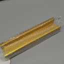 1 Pcs Wooden Floor Mirror Stand Anti Slip Base for Full Length Mirrors Stable Support Holder Bracket with Enlarged Non Slip Pads for Home Mirror Frames (9.8 x 2.3 x 1.5 Inches,Gold)