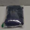 Amazon Essentials Women's Lightweight Cotton Waffle Mid-Length Bathrobe, Navy, X-Small