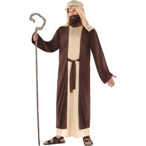 Morph Joseph Costume Men Biblical Nativity Costume Adult Shepherd Jesus Bible Outfit for Religious Events (Large)