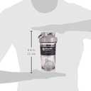 BlenderBottle Shaker Bottle Pro Series Perfect for Protein Shakes and Pre Workout, 24-Ounce, Smoke Grey