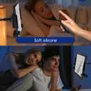 First No Text Blocking Remote Control Page Turner for Kindle Paperwhite, Clicker Page Turner with Flip Forward and Backward,Kindle Accessories for iPad/Tablets(Just Reading), Camera & Selfie Shutter (Black)