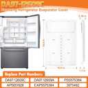 Upgraded DA97-12609C Refrigerator Evaporator Cover Compatible with Samsung Refrigerator Evaporator Cover Fan Motor DA97-12609A RF260BEAESR RF263BEAESR RF265BEAESR RF261BEAESR Parts Samsung Fridge Fan