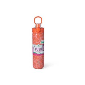 Manna™ Push™ Stainless Steel Bottle - Coral, 26 oz 