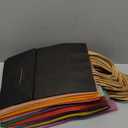 qiqee 32-Packs Paper Bags with Handles Bulk 7.6"x4.75"x10.5" Medium Gift Bags 16 Different Senior Color Bags Multiple UsesMedium Size