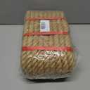 Jute Rope, 20mm Thick Twisted Manila Ropes,Tug of War Rope, Natural Heavy Duty Hemp Rope for Swing Bed, Crafts, Railing, Tug of War, Home Decorating (20mm,50ft)