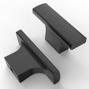 Amerdeco 10 Pack Matte Black Cabinet Knobs 2 Inch (50MM) Single Hole Cabinet Pulls Kitchen Cabinet Knobs Drawer Knobs ZH0026