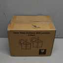 Outdoor Wall Lantern, Exterior Waterproof Wall Sconce Light Fixtures, Black Front Door Wall Lighting with Clear Beveled Glass Shade, 2 Pack (8.27 inch)