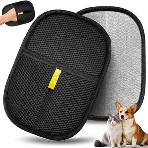 Electrostatic Pet Hair Remover Glove for Dogs &Cats, Reusable Cat Dog Magic Brush pet Hair, Suitable for Sofas, Clothing, Carpets, Curtains (1Pcs)