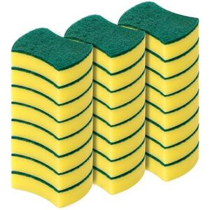 Kitchen Cleaning Sponges, 24 Pack Eco Non-Scratch for Dish, Scrub Sponges
