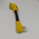 ONETAK NEMA 10-50P to 14-50R 240V 50 Amp 3 Prong Dryer Plug to 4 Prong Generator Outlet Receptacle ONLY for 240V EV Charger Compatible with Tesla Gen 2 Power Cord Adapter