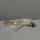 Gold Curtain Rod for Windows 30 to 60 Inch, 2 Pack 5/8 Inch Diameter Adjustable Curtain Rods With Brackets, Heavy Duty, Easy to Install, Suitable for Bedrooms and Outdoor