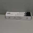 ASOKO Under Cabinet Led Light Plug in, Dimmable Daylight White 4500K, 3 Pack 12 inch Linkable Led Under Counter Lights for Kitchen, Shelf, Workbench, Cupboard, ETL Listed Plug 24V, UNO-LK 4500K