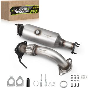 Catalytic Converter Compatible with Honda Accord 2003 2004 2005 2006 2007 2.4L L4 (2 Pcs) Catalytic Convertor W/Gasket EPA Compliant 43069 642189