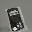 Upgraded 360 Spin for iPhone 15 Pro Max Silicone case with Invisible Stand, Soft Anti-Scratch Microfiber Lining Inside Phone Cover with Kickstand Rotatable for Women and Men, Black