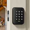 Veise Keyless Entry Door Lock, Electronic Keypad Deadbolt, Auto Lock, Anti-Peeking Password, Emergency Power Port, Easy Installation, Black