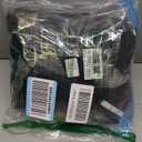 BRKURLEG Black Dog Coat with Harness, Dog Winter Jacket, Dogs Onesie Body Warm Jackets, Small Dogs Winter Coats Reflective Windproof Warm Cold Weather Coats, Pet Waterproof Jacket Hiking M