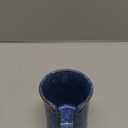 Bathroom Cup Holder, Ceramic Bathroom Cup Dispenser 3 Oz, Small Mouthwash Cup Dispenser Disposable Paper Cup Holder for Bathroom, Coffee Bar, Stoneware Design Modern Decor, Blue