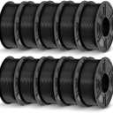 JAYO PETG Filament 1.75mm Bundle 11KG, Strong Toughness PETG 3D Printer Filament, Dimensional Accuracy +/- 0.02 mm, Fits for Most FDM 3D Printers (Black)