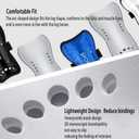 Soccer Shin Guards and Socks for Kids Youth Lightweight Protective Defender Gear for 4-18 Years Old Toddler Children Boys Girls Soccer Equipment (Medium, White2)