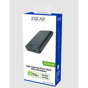 ZGEAR High Capacity Power Bank 20,000mAh
