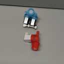 W11688994 & W11688995 Washer Cold and Hot Water Inlet Valve Set 1/2 in Threaded NPT Replacement for Whirlp Washing Machine Parts Replace W11486360 W11486361