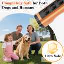 Dog Bark Deterrent Devices Rechargeable Anti-Barking Device for Dogs 50ft Long Range Ultrasonic Correct Your Dog's Bad Behavior at the Push of aButton Better Than Shock Collars or Dog Training Collars