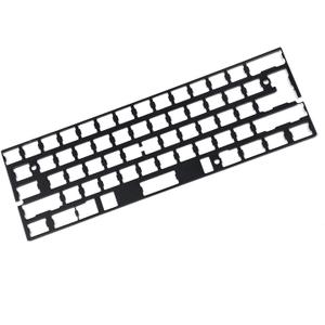 YMDK Universal Anodized Aluminum Plate Positioning Board Plate Support ISO ANSI for GH60 PCB 60% Keyboard DIY