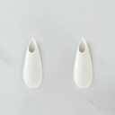 Hanging Ceramic Wall Vases,5.9 Inch, Set of 2,Wall Plant Holder, Cubicle Modern Decor Plant Holder Vase for Indoor Plants, Propagation Walls Hanging, Flower Pots for Air Vases, White