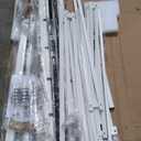 Best Price Mattress 18 Inch Metal Platform Bed Frame, Heavy Duty Steel Slats, White, Queen