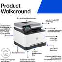 HP Color LaserJet Pro MFP 3301fdw Wireless All-in-One Color Laser Printer, Office Printer, Scanner, Copier, Fax, ADF, Duplex, Best for office (499Q5F)