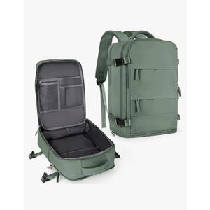 Travel Backpack For Women Men,Carry On Backpack,Hiking Backpack Waterproof Outdoor Sports Rucksack Casual Daypack Travel Essentials(Olive Green)