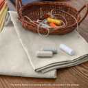 Simple&Opulence 100% Nature Pure Linen Fabric 78 Inch by The Yard, Plain Solid Color Linen Fabric for Sewing, Embroidery, Clothing, Needlework, Bag, Tablecloths, Garments Craft Accessories(Linen)