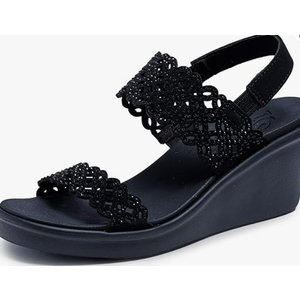Skechers Women's Rumble on - Sassy Dayz Wedge Sandals
 6
